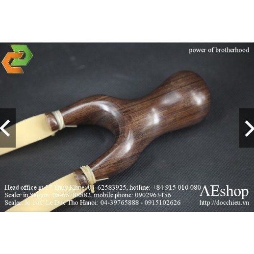 ná thun số 8 gỗ Mun châu Phi