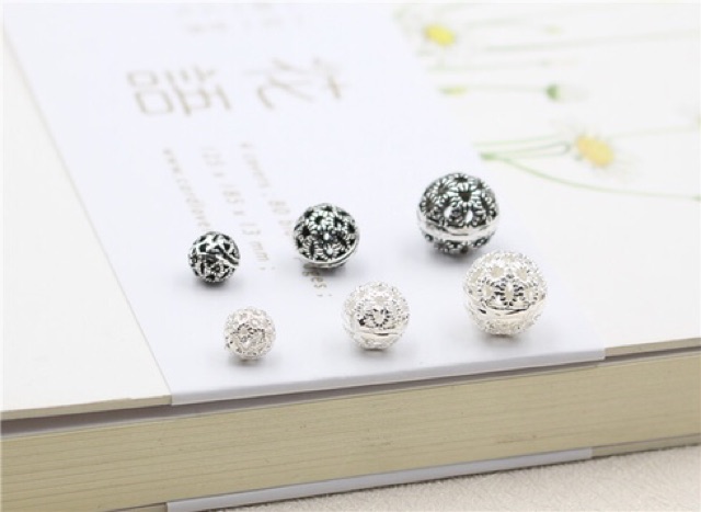 [S925] Charm Bi bạc tròn - MH400