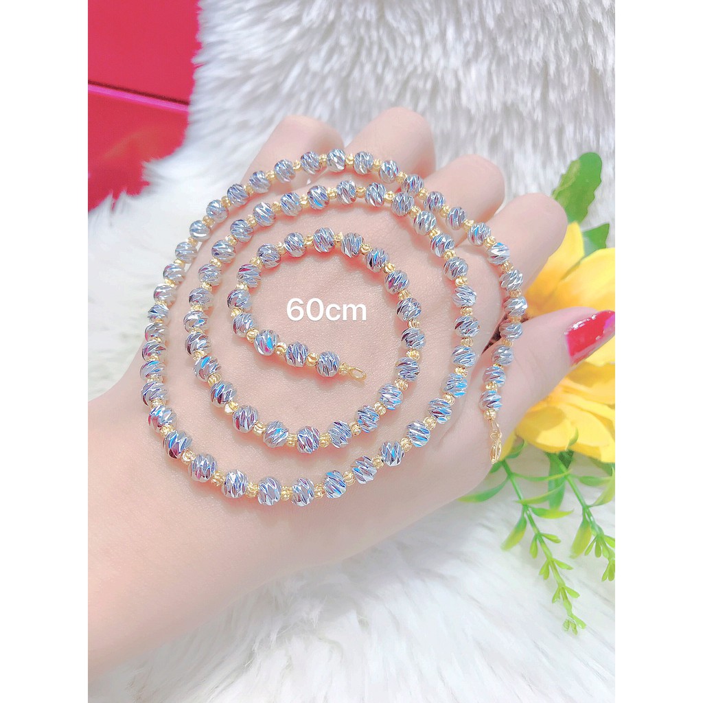 Dây chuyền nữ mạ vàng 18K UHA cho độ sáng lấp lánh cao , bền màu