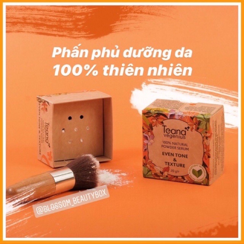 Phấn phủ kiêm dưỡng da Teana Powder Serum (Even tone, Smooth & comfy, Lifting & soft focus)