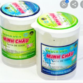 Thạch dừa Minh Châu cốc 500g
