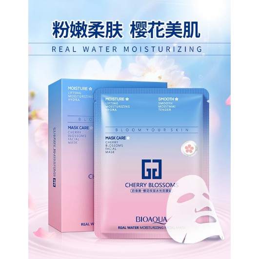 Lẻ 1 Miếng Mặt nạ Bioaqua Cherry Blossoms - B117 | BigBuy360 - bigbuy360.vn