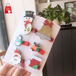 Kẹp Tóc Nhiều Kiểu Dáng Phong Cách Giáng Sinh Dành Cho Bé Jp1