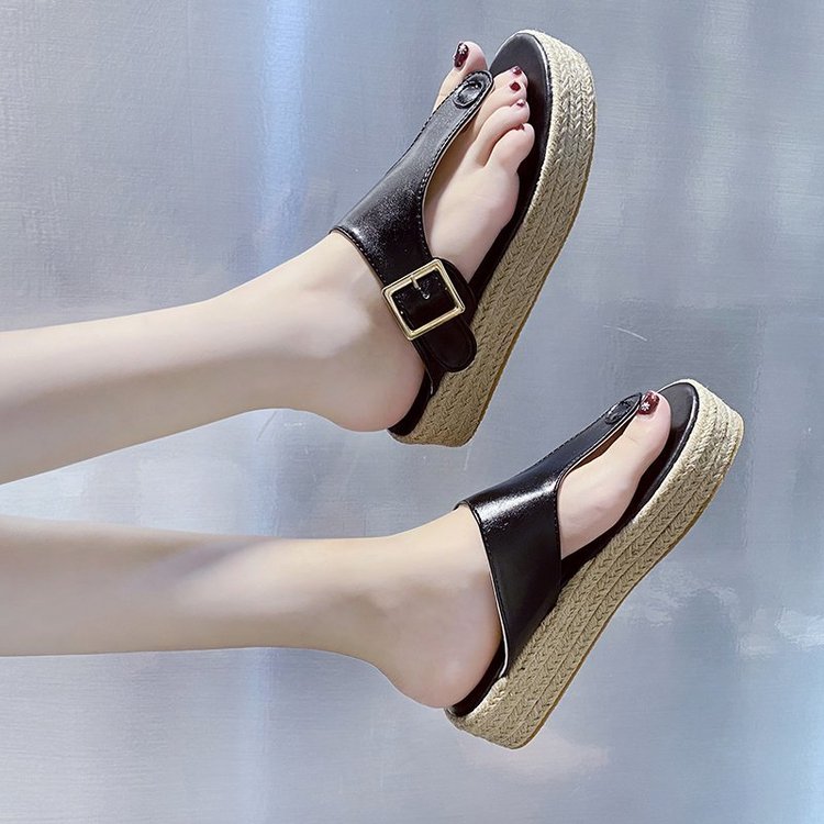 Dép Cao Gót Mũi Tròn Màu Trơn Hợp Thời Trang | BigBuy360 - bigbuy360.vn