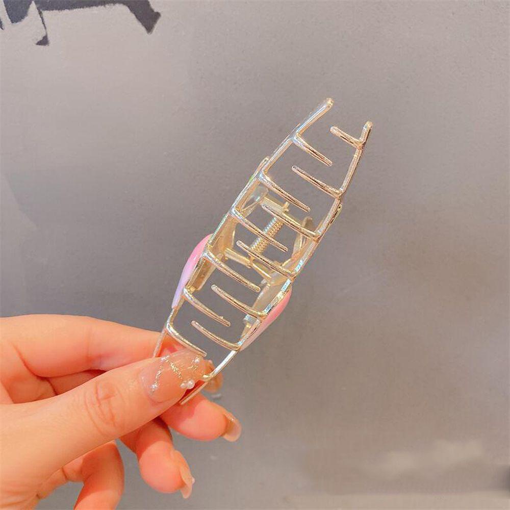 Kẹp Tóc Càng Cua Hình Hoa Tulip Bằng Kim Loại Dễ Thương Cho Nữ