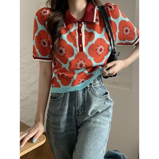 Áo len mongtoghi hoa cổ đức