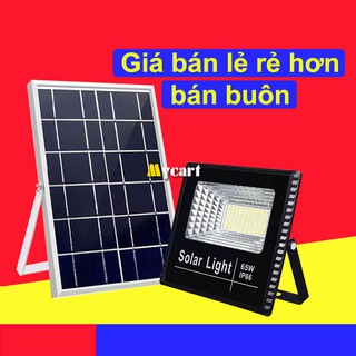 Đèn pha năng lượng mặt trời 65W, Đèn ngoài Trời - Hàng chính hãng