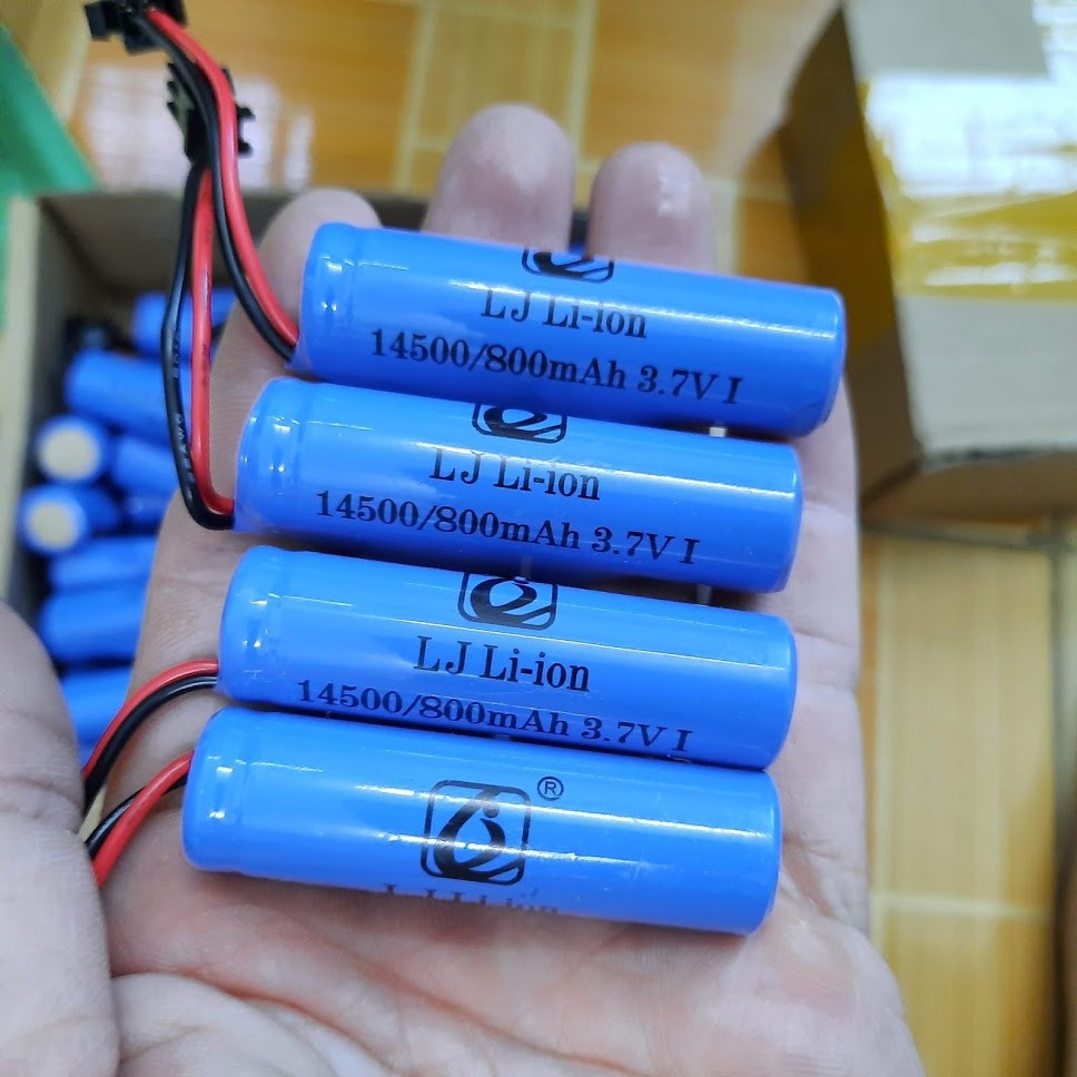 Pin sạc Li-ion 3.7v 500mah / 800mah loại 14500 Xe điều khiển