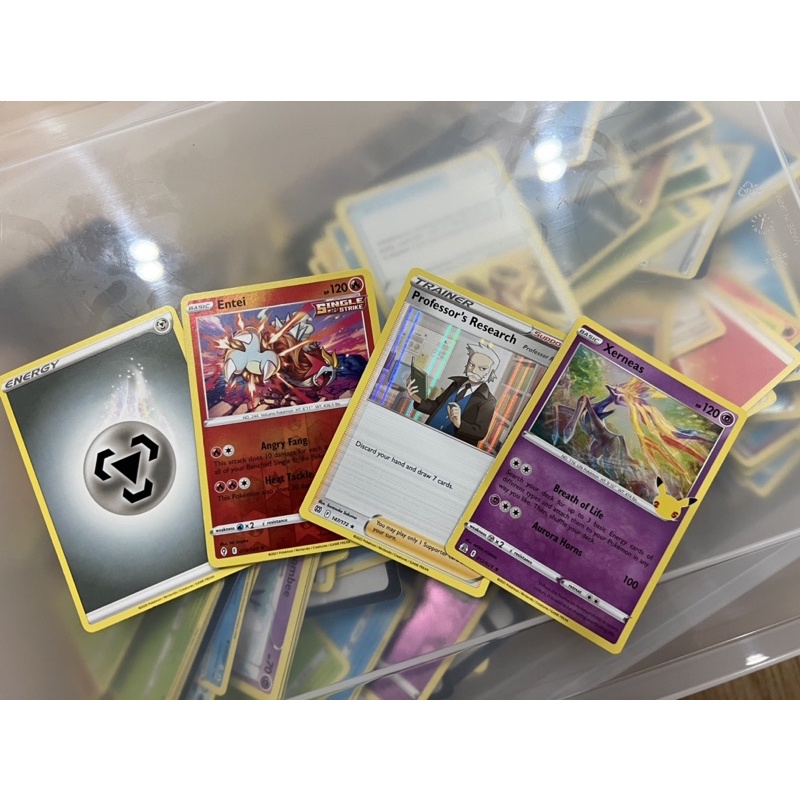 Combo 10 thẻ bài Pokemon TCG phiên bản tiếng Anh chính hãng