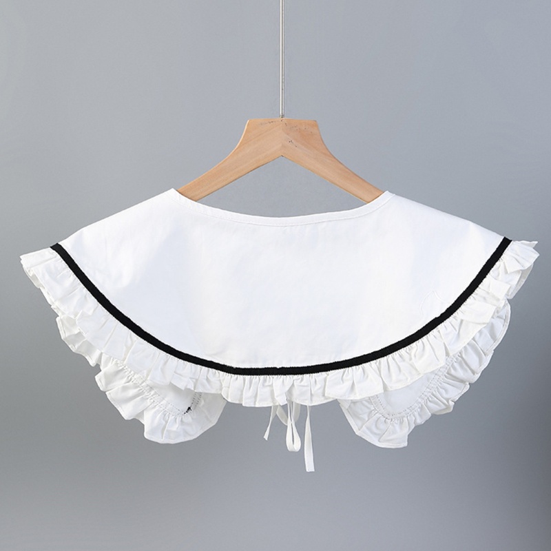 Cổ áo sơ mi giả màu trắng thời trang cho nữ