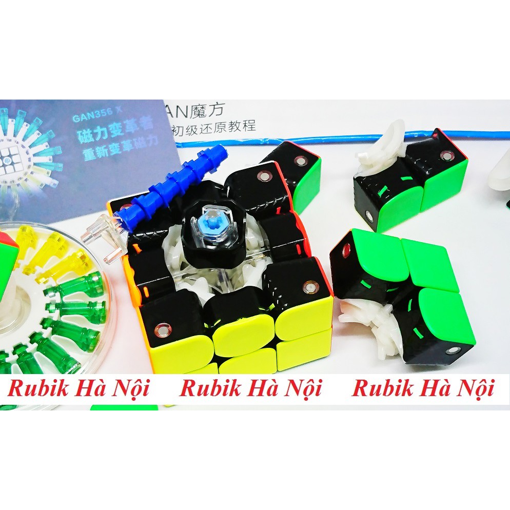 Rubik 3x3 Gan 356X 2020 Stickerless Có Nam Châm Thay Đổi Cao Cấp Nhất