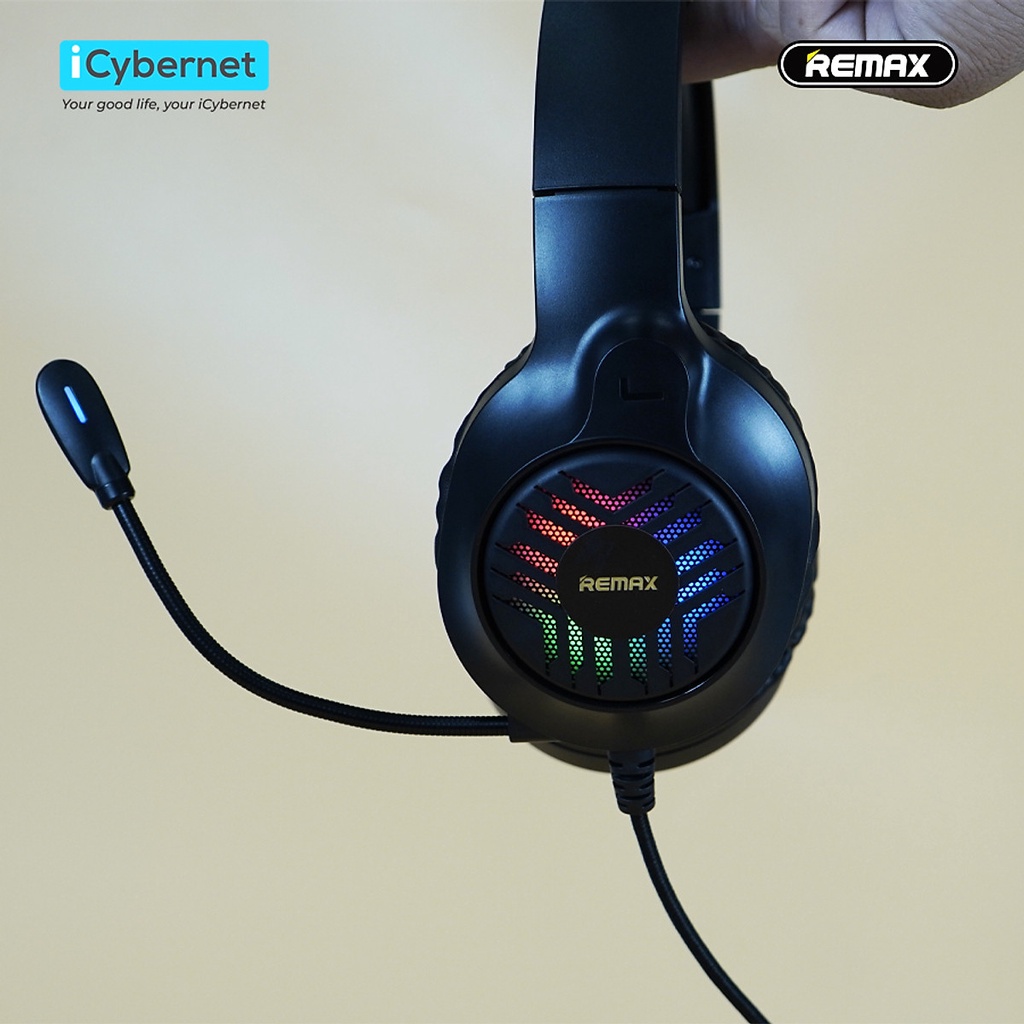 Tai nghe chụp tai gaming có dây Remax RM-850 giả lập 7.1 - Hàng chính hãng
