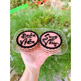 Khuôn Rau Cau Nhựa 4 Khuôn Chữ 9 Cm - đoàn viên sum vầy phú quý trung thu
