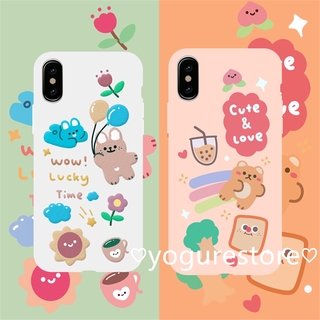Ốp điện thoại mềm hình gấu hoạt hình dễ thương cho OPPO F5 F3 F1S A57 A39 A37 A33 A3 A83 R17 R15 F1 R9S F3 PLUS