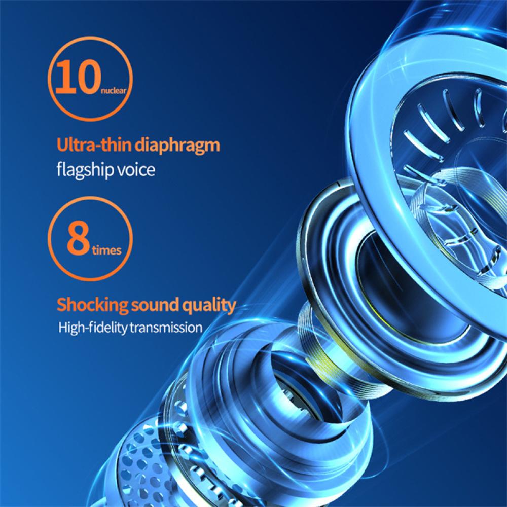 Tai Nghe Bluetooth 5.3 HiFi Không Dây Mini Kèm Mic R7W5 Hiệu Digimon M5