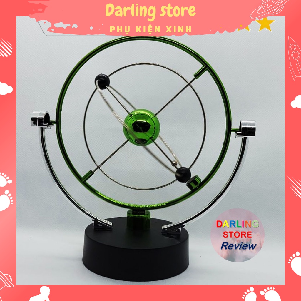 Đồ chơi trang trí Quả lắc Newton hình người chuyển động Darling Store