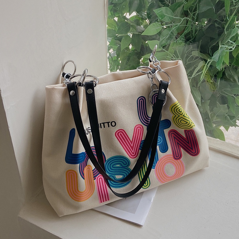 Túi Xách Nữ Vải Bạt Thời Trang Hàn Hàn Quốc Mùa Hè 2022