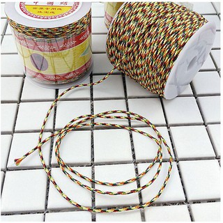 Cuộn dây chỉ ngũ sắc kim tuyến loại size 0.8-1-1.5-2mm