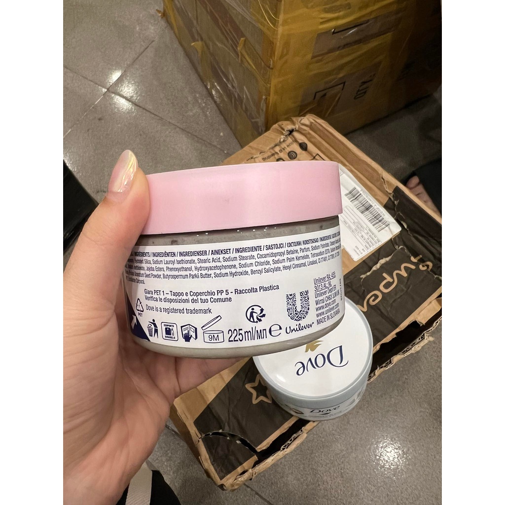 Kem tẩy da chết body DOVE Exfoliating Body Polish