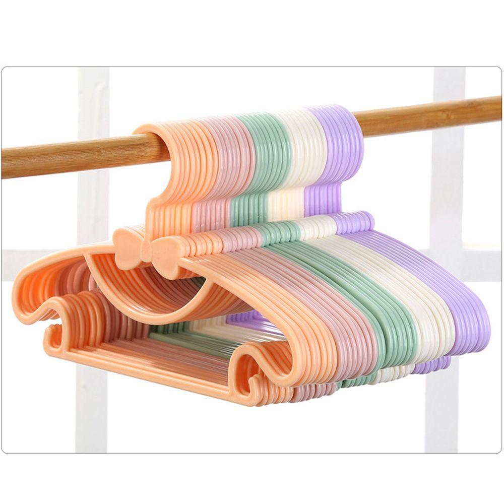 KUNHEV Set 10 Móc Nhựa Treo Quần Áo Em Bé Phong Cách Bắc Âu