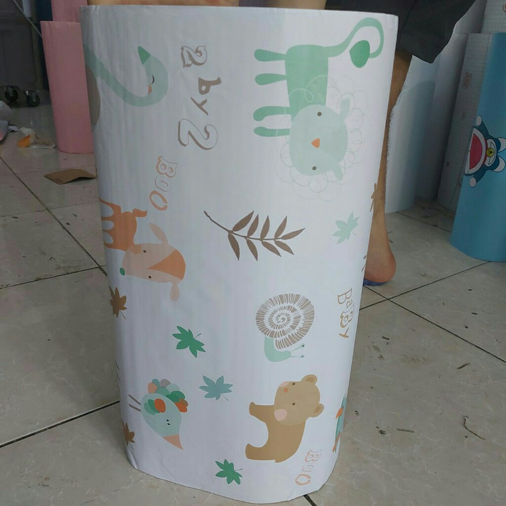 1 mét giấy dán tường động vật xinh - khổ rộng 45cm keo sẵn