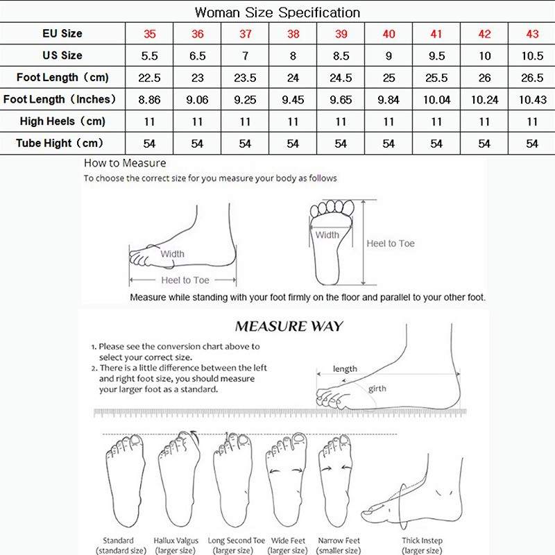 Giày bốt cổ cao qua gối màu đen/ bạc gợi cảm cho nữ