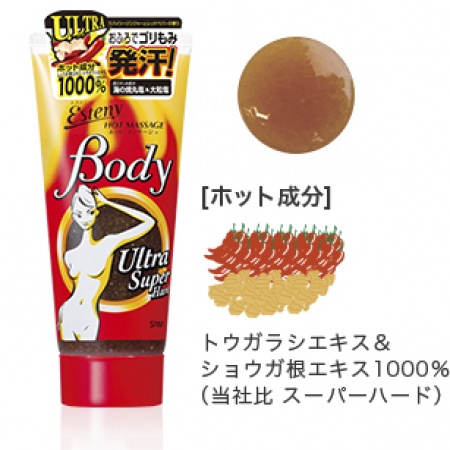 Kem tan mỡ bụng Nhật Bản Esteny Hot Body Massage Gel