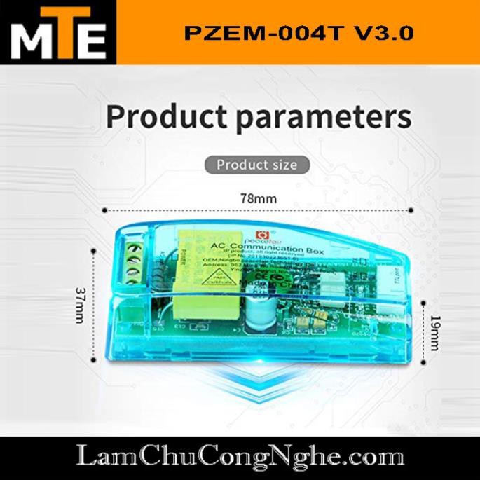 Mới! Công tơ điện tử đa năng PZEM-004T AC 220V 100A giao tiếp UART Đo điện áp, dòng điện, công suất thiết bị