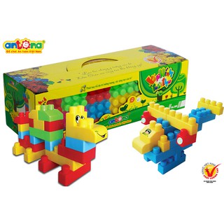 [CHÍNH HÃNG] Xếp hình tuổi thơ 110 chi tiết ANTONA - Đồ chơi an toàn Việt Nam (vuonuomtrithuc.com)