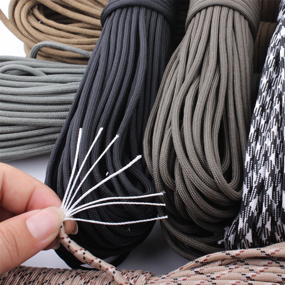 Cuộn Dây Dù 5m Đường Kính 4mm Chất Lượng Cao Dùng Cho Các Hoạt Động Ngoài Trời Sử Dụng Tiện Lợi