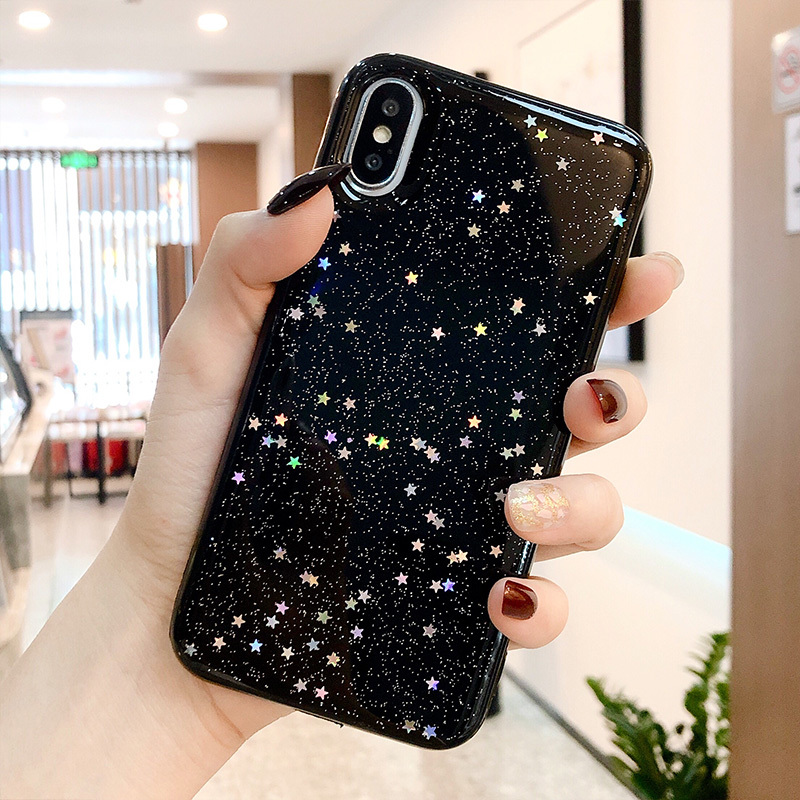 ốp điện thoại Trong Suốt Họa Tiết Ngôi Sao Lấp Lánh Cho Samsung S20 Ultra S20 S10 S9 S8 Plus Note 20ultra 20 10 Plus Note 9 10 Pro | BigBuy360 - bigbuy360.vn