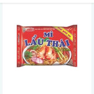 Lốc 5 Mì Gói Lẩu Thái Tôm 80G