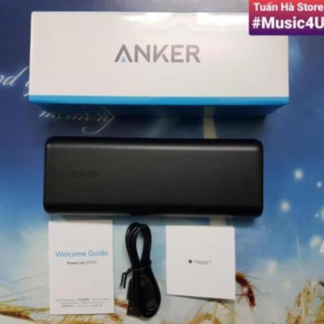 Pin dự phòng Anker PowerCore 20100 - A1271, lõi pin LG, siêu bền bỉ [Music4U]