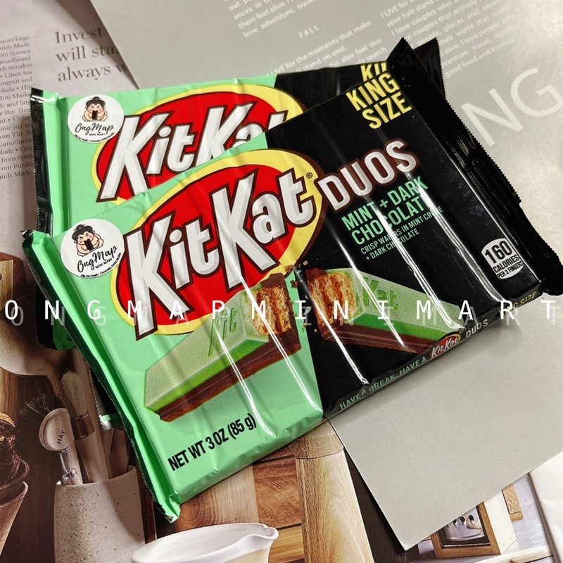 [Date 06/2022] KITKAT DUOS - Mint & Dark Chocolate