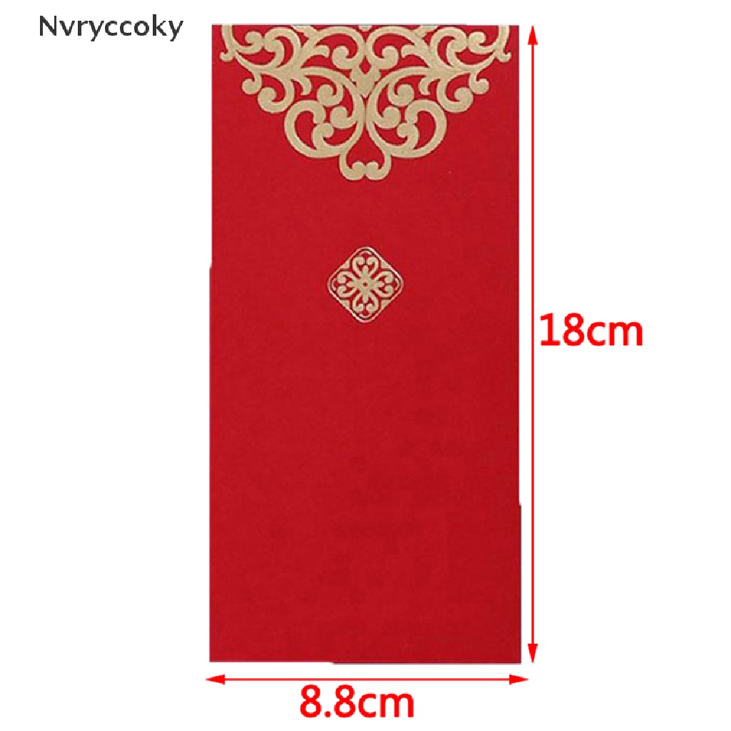 Set 10 bao lì xì đỏ may mắn cho năm mới