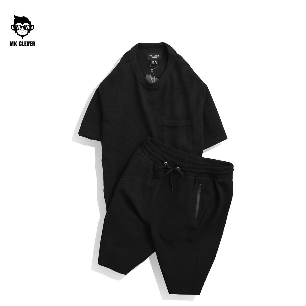 [BST MỚI HÈ 2021] Bộ quần áo nam MK CLEVER, chất liệu thun cotton nhẹ, thoáng mặc cho mùa hè | BigBuy360 - bigbuy360.vn