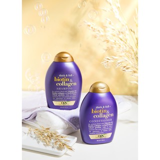 Dầu Gội Kích Thích Mọc Tóc, Ngăn Ngừa Rụng Tóc Organix Thick & Full Biotin & Collagen ( 100% USA)