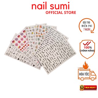 sticker dán móng , hình dán móng nail