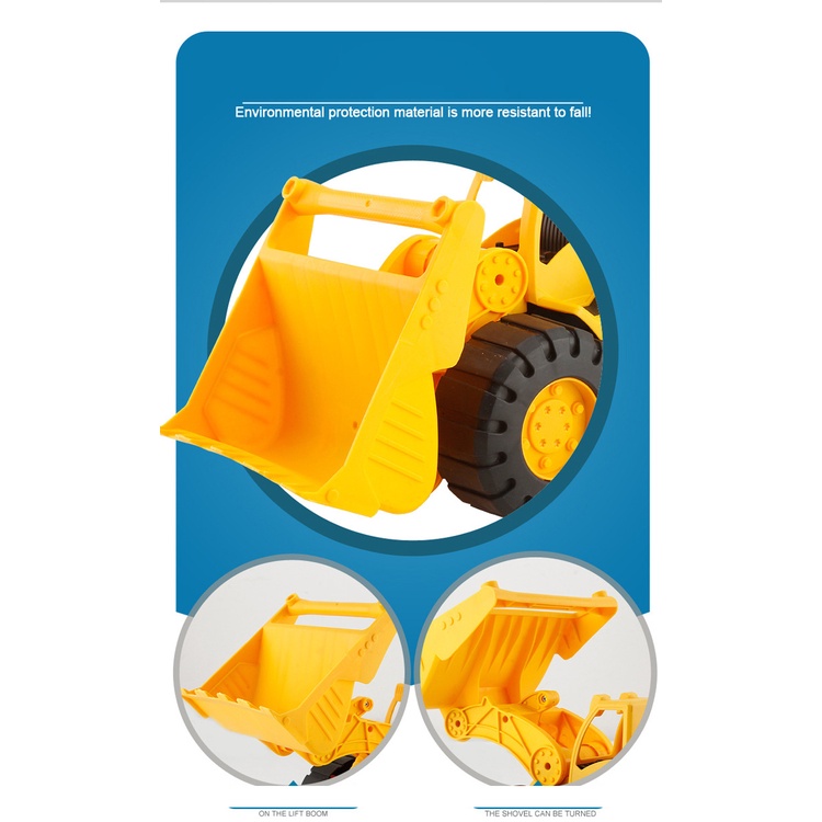 Bololo Bộ Đồ Chơi Phương Tiện Giao Thông Cỡ Lớn Chống Rơi Cho Bé