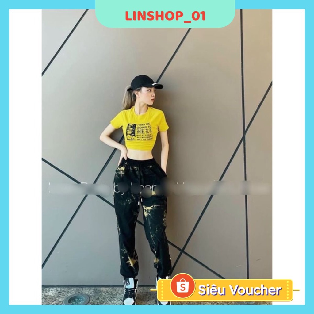 SÉT BỘ THỂ THAO CROPTOP CÔ GÁI MIX QUẦN LOANG 1111lt 01