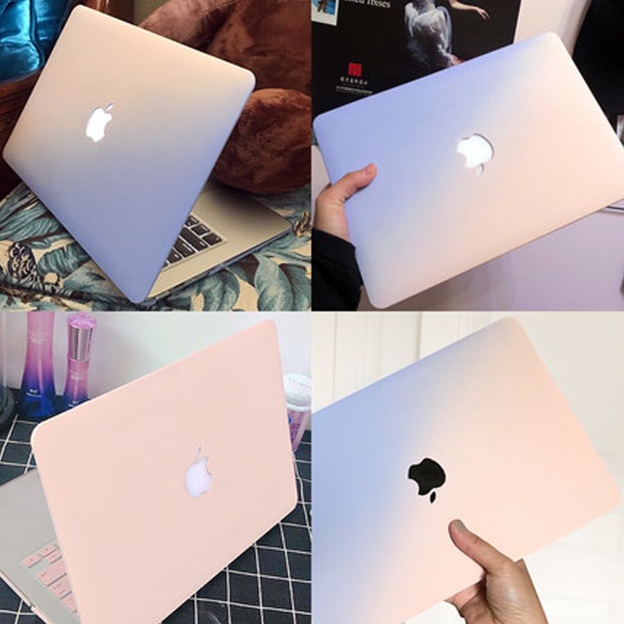 [Full Model] Combo Ốp Macbook Tặng Kèm Lót Phím Màu Pastel  (Tặng Nút Chống Bụi &amp; Kẹp Chống Gẫy Sạc )