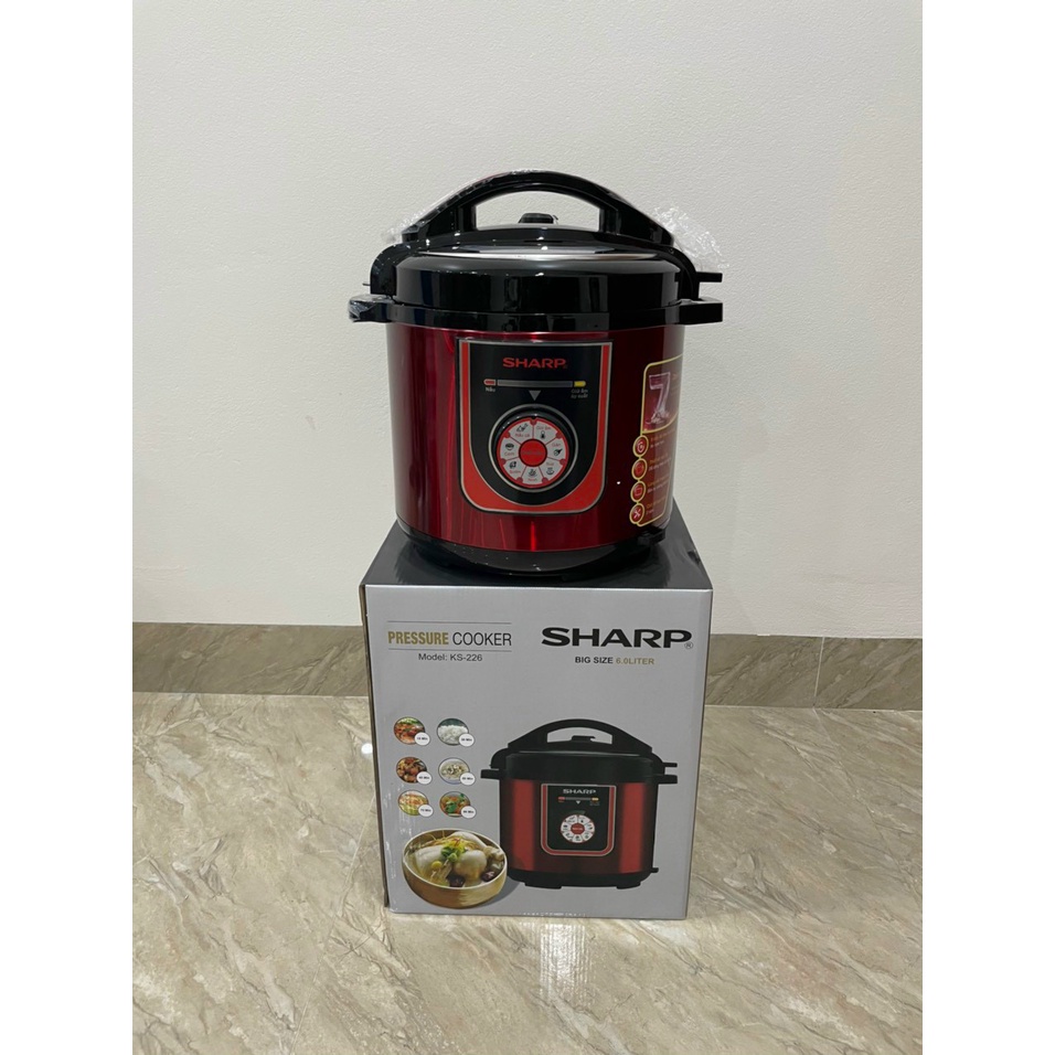 Nồi áp suất -hầm điện đa năng SHAP-226--6lit- hầm xương,nấu cháo,đa công dụng nồi bền,đẹp,giá rẻ bảo hành 12T-chính Hãng