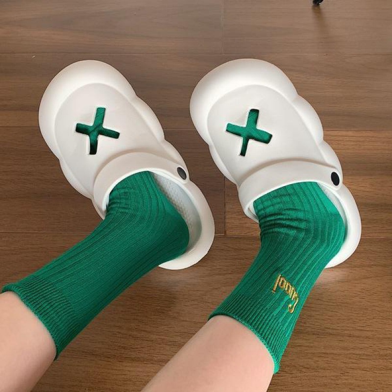 Dép đi trong nhà QIAOYILUO chống trượt phong cách dạo phố năng động