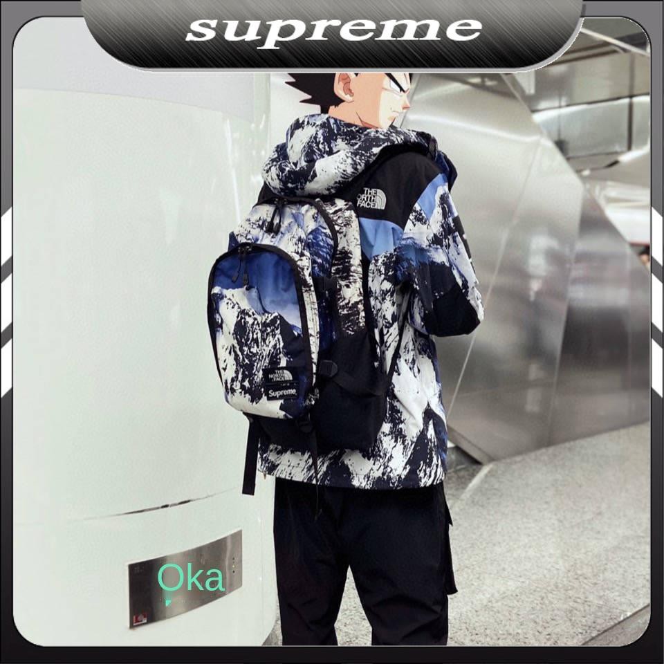 Supreme nam và nữ Ba lô Snow Mountain Thể thao Giải trí Leo núi