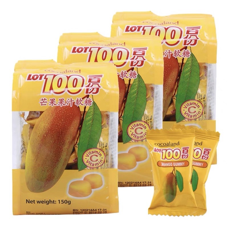 KẸO DẺO LOT 100 NHIỀU MÙI