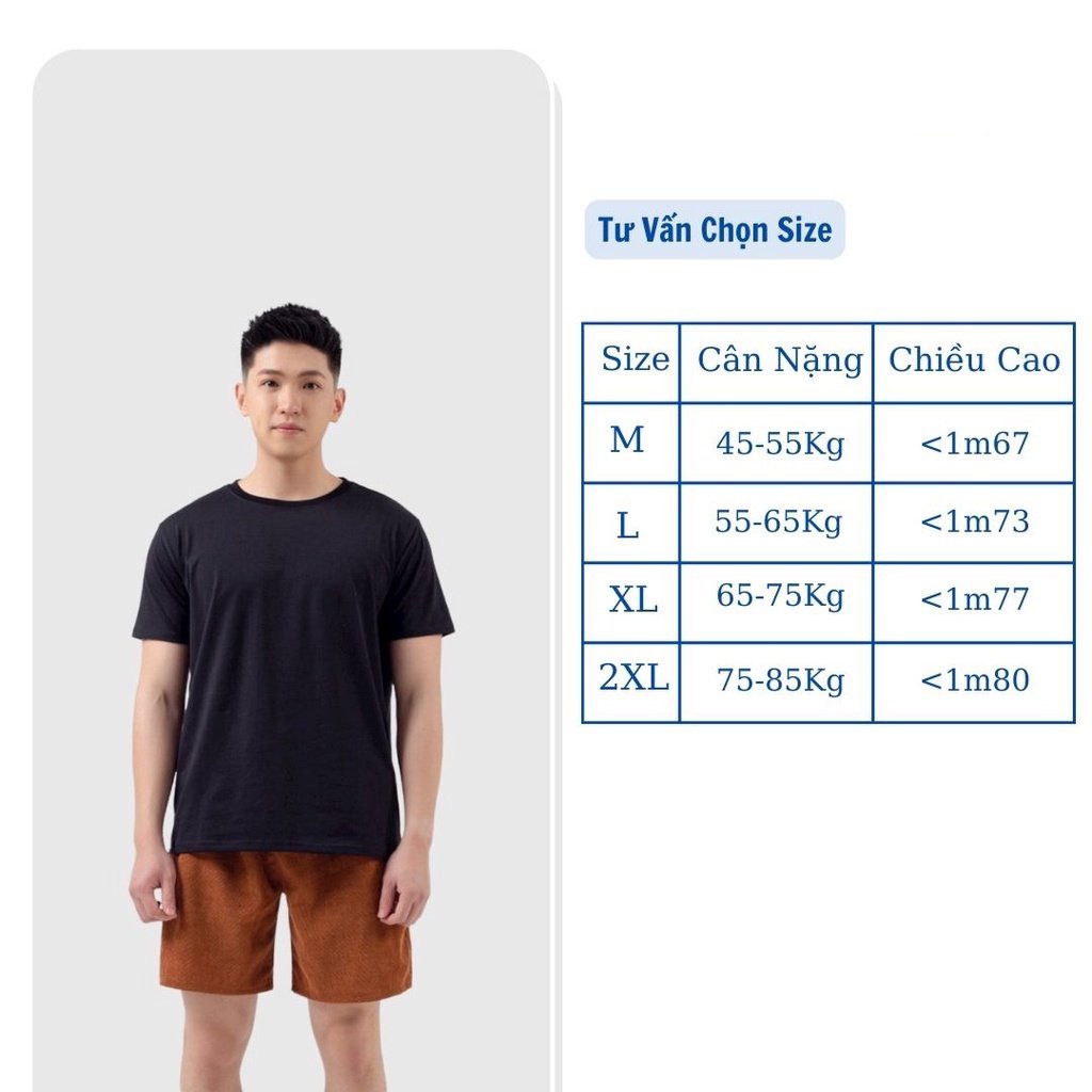 Quần short nam nhung tăm form regular trẻ trung cá tính