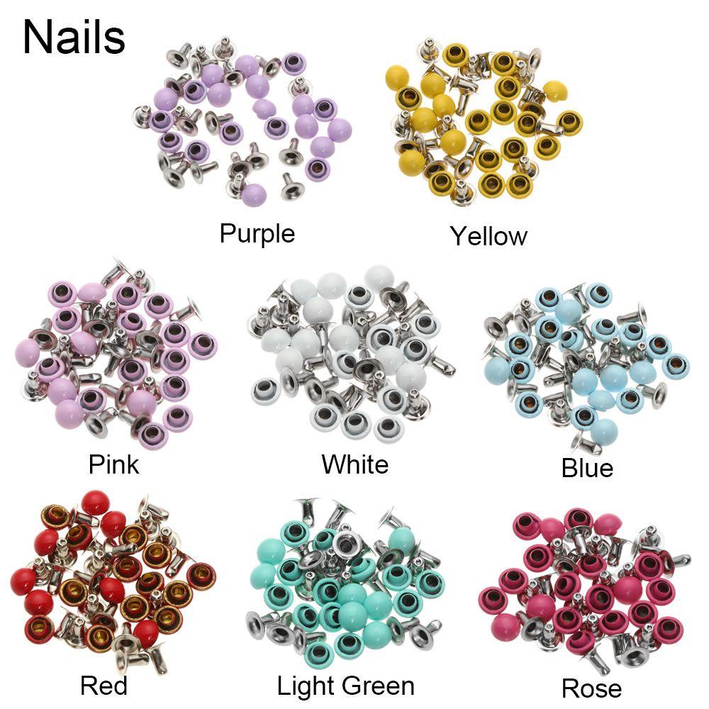 Set 10 / 20 Nút Thắt Lưng Hình Búp Bê Bằng Kim Loại DIY