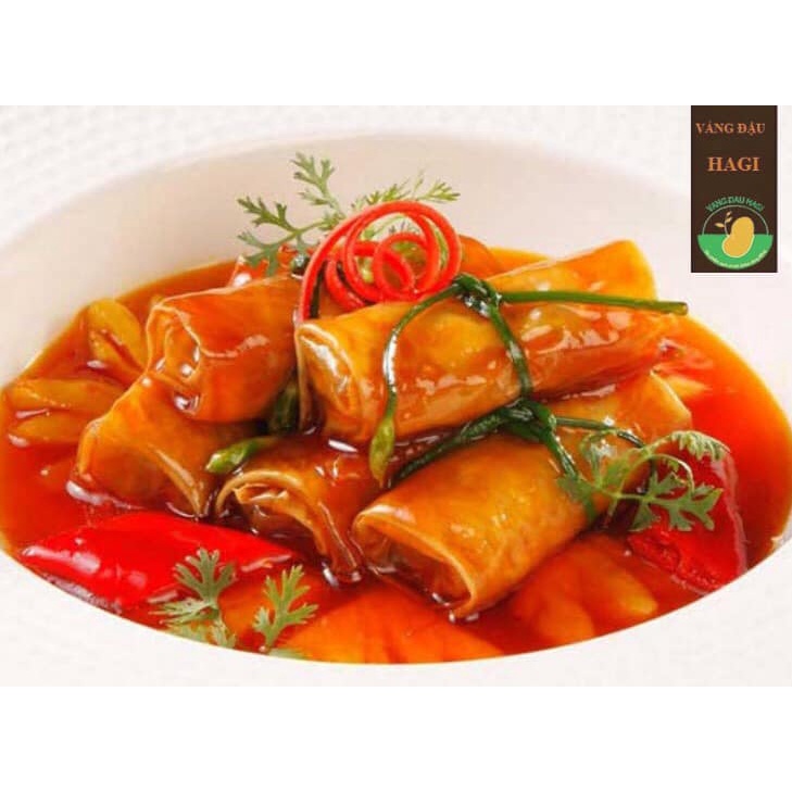 Váng đậu khô - Tàu hũ ky - 500g - Loại đặc biệt hút chân không - Váng đậu Hagi