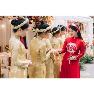 Áo dài cưới 2tà (tây thi)