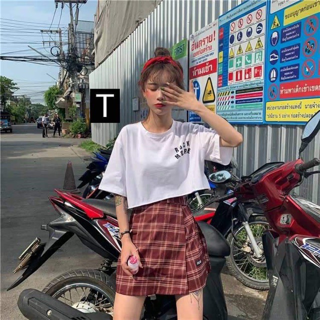 [FREESHIP ĐƠN TỪ 50K] Áo croptop ROCK chữ ngực DTR0719